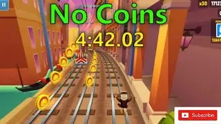 No Coin impossible  Subway Suffer Game.