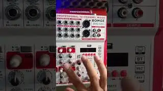 Mixer Audio Bomge BMG-10 Murah, Elegan Berbahan Metal, Output Mantulity banget