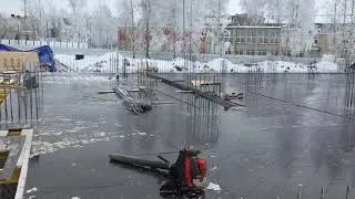 Опалубка перекрытия. Общеобразовательная школа.
