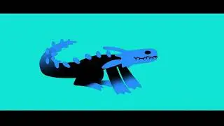 drunk dance // animation meme // the dumb (blue) lizard // rainworld