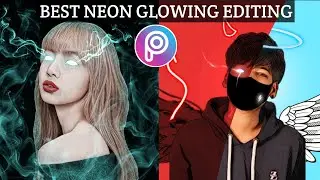 PicsArt Glowing Eye Tutorial 😳| Smoke Effect | Neon Editing 2021