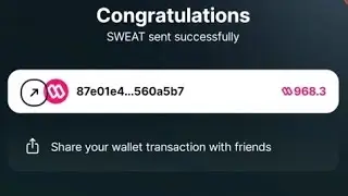 Sweat wallet transfer to binance 2023
