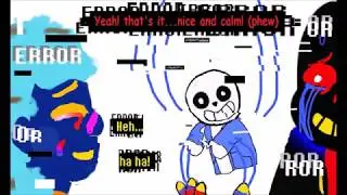 Error Sans is really the destroyer of AU's ( Undertale AU dub comic)