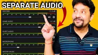 How To Separate Audio Tracks In OBS Studio | Separate Game Audio, Discord, Music in OBS | Hindi