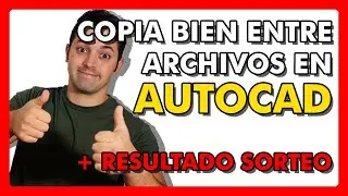 3 Formas de COPIAR y Pegar en otro dibujo en AutoCAD Bien ✅
