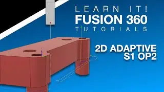 Fusion 360 - HWIMT - Part 001 Setup 1 - Op 2 (2D Adaptive)