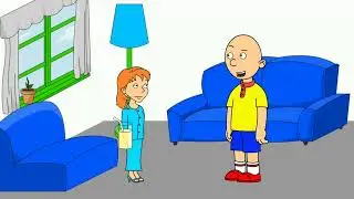 Caillou Makes Rosie to drink a Raw Egg Milk/Grounded