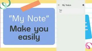 my note application