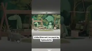 The Sims 4 Little Dino set | cc pack by 