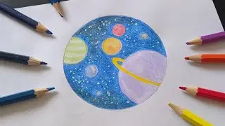 Como desenhar planetas em um universo estrelado. 