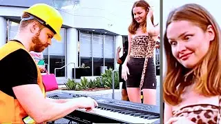 Unreal Piano Surprise by Worker Stops EVERYONE In Their Tracks! 😮🤯