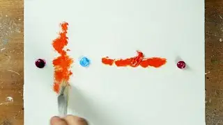 Super Easy Landscape Painting / For Beginners / Blending / Canvas Painting / Abstract Painting 537