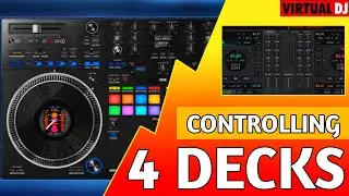 Four Decks Tips for Small Controllers | Stems 2.0 virtual dj