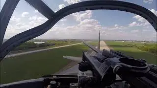 Тестовые полеты Ил-2 в Раменском. IL-2 test flight, gunner view.