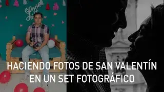 Haciendo fotos en un set por el 14 de febrero ❤️ / Nuestro primer set fotográfico