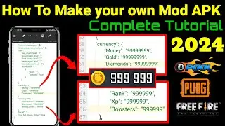 How To Make you own Mod Apk Complete Tutorial 2024