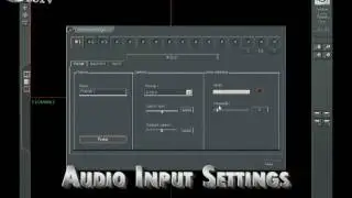 Configure Audio Input settings in the Alnet Home or Business DVR Software