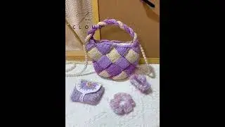 Do You Like This Square Crossed Crochet Handle Bag