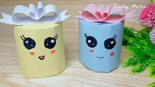 Bungkus kado kreatif bentuk tabung lucu