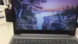 Unboxing Lenovo laptop