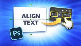 how to align text to a shape in photoshop