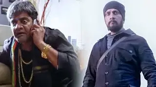 सुदीप ने दिया प रविशंकर को जबरदस्त धमकी