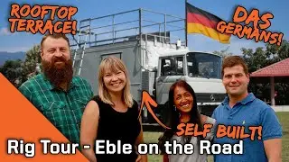 🚚 Rig Tour of a German Self Built Mercedes TV Truck to Overlander Conversion  - Eble on the Road
