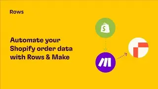 Create a Shopify Dashboard in Notion using Rows and Make