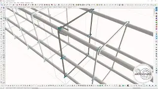 MAKING OF CLOSED-LOOP STIRRUPS, 135 Deg HOOK IN SKETCHUP