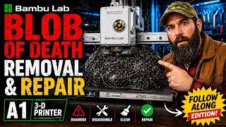 Bambu Lab A-Series Blob of Death?! FULL Real-Time Fix (A1 / A1 Mini)