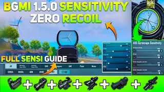 😍BGMI NEW SENSITIVITY SETTINGS | FULL GYRO & NON GYRO SENSITIVITY SETTINGS | BGMI SENSITIVITY CODE