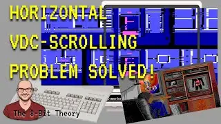 Solved: Horizontal 16-EGA-Color Bitmap Scrolling on the C128's VDC-Chip!