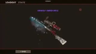 TF2 Unusual Showcase: Strange Unusual Cool Airwolf Sniper Rifle