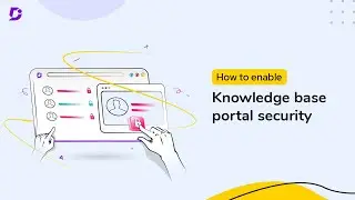 How to enable Knowledge base portal security