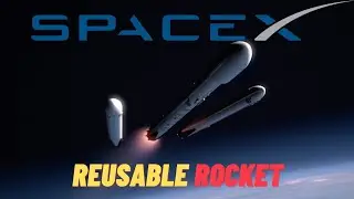 SpaceX reusable rocket  3D Animation