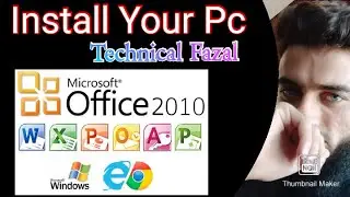 Install MS Office 2010 on Windows||MS Office kiasy install kry||Technical Fazal