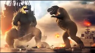 Ai Create Godzilla Vs Kong #ai #memes #godzilla #movie