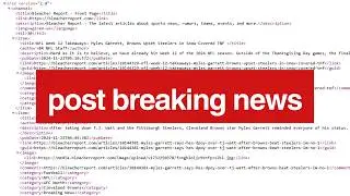 How to build a BREAKING NEWS BOT for Twitter (X) or LinkedIn