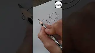 cup drawing or boy girl drawing #shorts #shortsfeed #youtubeshorts #drawing #art