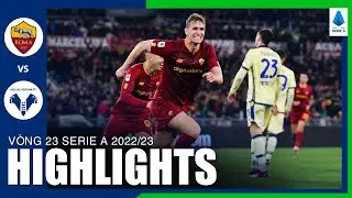 Highlights AS Roma - Verona | Eye-catching coordination as a programmer Mourinho reclaims the top 3