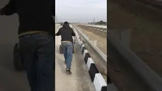 Kerb painting machine