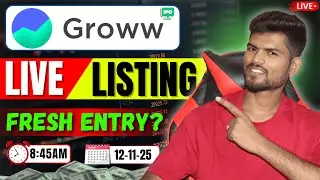 Groww IPO Live Listing | Hold or Sell? | Fresh Entry?