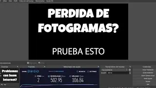 Como solucionar pérdida de fotogramas en OBS | Problemas de Red