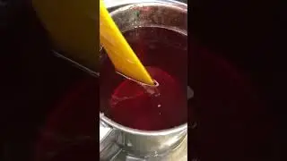 Making a golden flake red soap #craft #soap