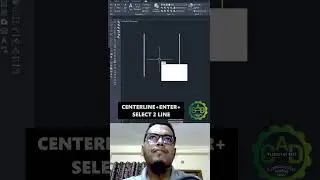 Auto Centerline in AutoCAD #cadsoftware #viral #civilengineering #autocad #centerline