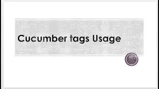 CucumberJS Tags Usage