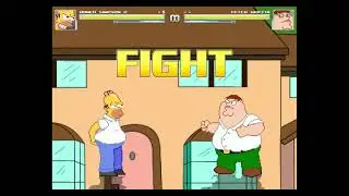 HOMER SIMPSON VS PETER GRIFFIN (M.U.G.E.N) (Requested by: Eli Steeby)