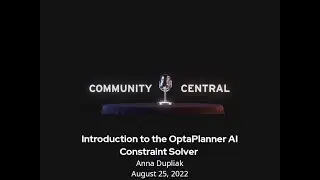 Community Central: Introduction to the OptaPlanner AI constraint solver