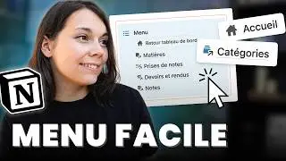 Astuce Notion : créer un menu de navigation 📋