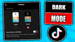How to ENABLE DARK MODE on TIKTOK for ANDROID